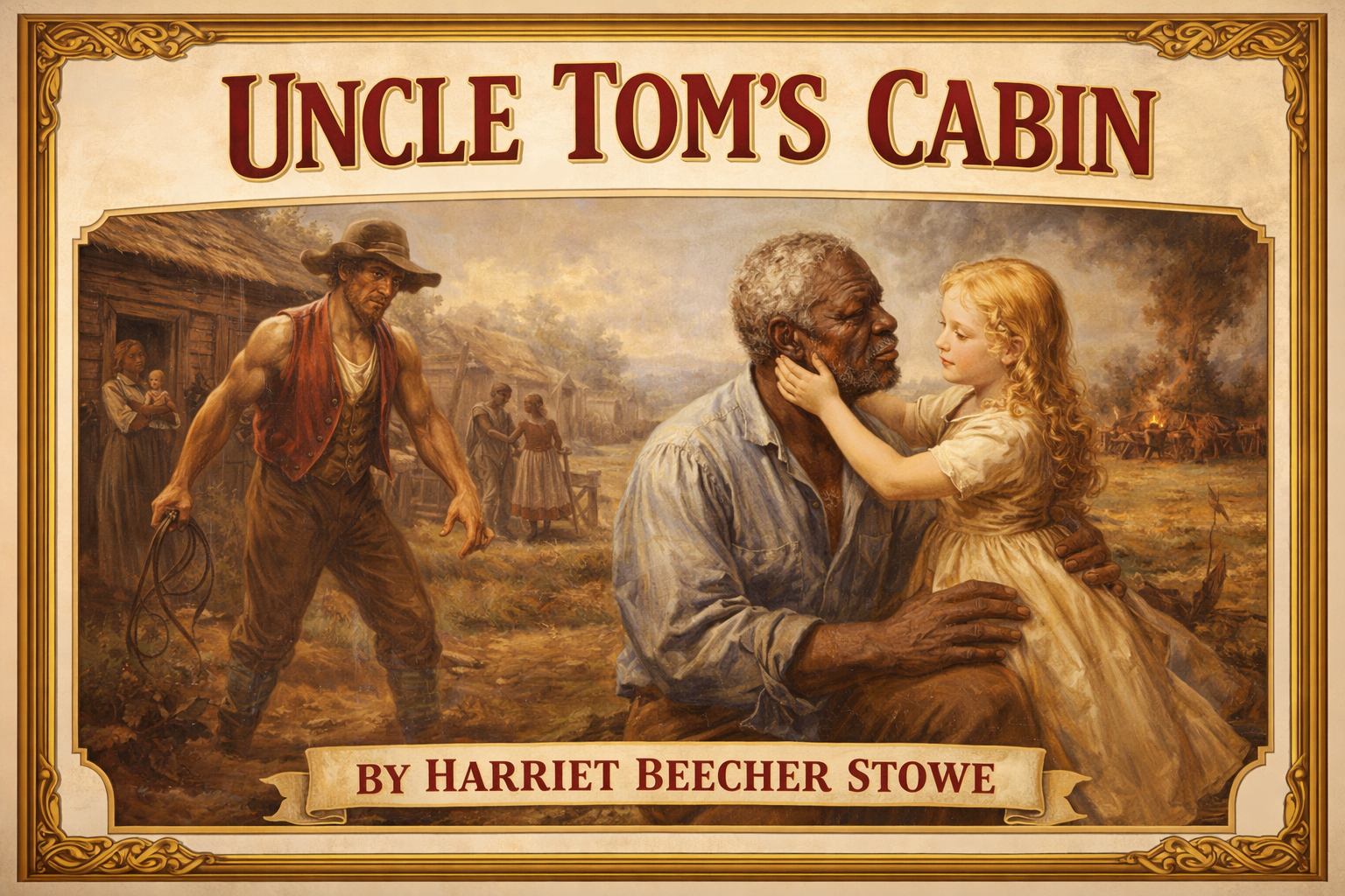 Uncle Tom's Cabin の劇場ポスター。